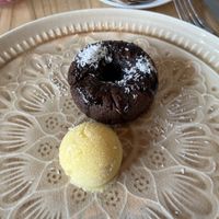 Chocolate donut  at Llévame al Huerto in Gran Canaria