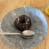 Vegan donut  at Llévame al Huerto in Gran Canaria