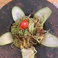 Zucchini w almond cream. Delicious  at Llévame al Huerto in Gran Canaria