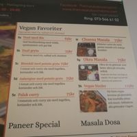 Main dish at The Masala Box in Malmo