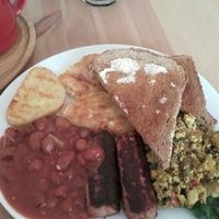 vegan breakfast at The Honest Vegan in Belfast