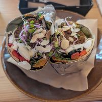 Summer falafel at Warzywniak in Poznan