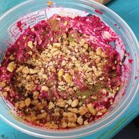 Beet salad at Aviv - Old Town in Portland