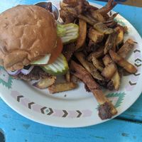 Burger at Aviv - Old Town in Portland