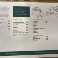 Menu 05/2022  at I Scream Coffee in Leiden