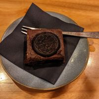 Oreo brownie at I Scream Coffee in Leiden