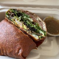 Crunchwrap  at Under the Sun Cafe in Long Beach