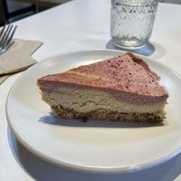 Celestial rose cheesecake   at Under the Sun Cafe in Long Beach
