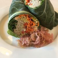 Tu-nah wrap at Under the Sun Cafe in Long Beach