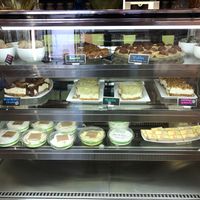 Dessert case at Under the Sun Cafe in Long Beach