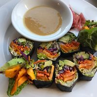 Sushi at Under the Sun Cafe in Long Beach