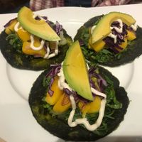 Mango Tacos  at Under the Sun Cafe in Long Beach