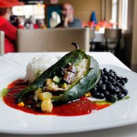 Chile relleno at Fuegos in Madison