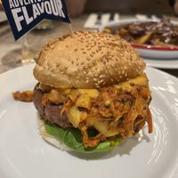 Soyul Burger. Just very heavy although it tasted good.   at Bread Meats Bread in Edinburgh