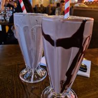 Chocolate and oreo milkshakes at Bread Meats Bread - St Vincent St in Glasgow