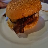 Bbq moving mountain burger at Bread Meats Bread - St Vincent St in Glasgow