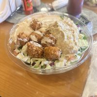 Loaded falafel bowl  at Ray Adea's Mediterranean Kitchen in Salem