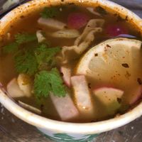 Pozole, so much flavor at Chef Tanya's Kitchen in Palm Springs
