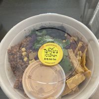 Oh My Gato Taco salad!  at Chef Tanya's Kitchen in Palm Springs