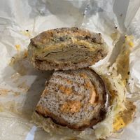 So delicious. Pastrami Mami    at Chef Tanya's Kitchen in Palm Springs