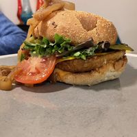 Guadalajara burger  at Chef Tanya's Kitchen in Palm Springs