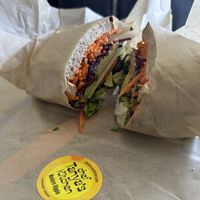 Veggie sandwich with housemade crack cheese, delicious   at Chef Tanya's Kitchen in Palm Springs