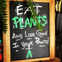 Eat plants! at Chef Tanya's Kitchen in Palm Springs