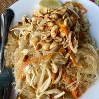 Glass noodles   at Naga Cafe & Bar in Koh Chang