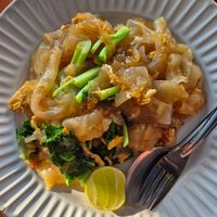 Pad see ew at Naga Cafe & Bar in Koh Chang