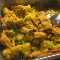 lemongrass with cauliflower and tao kee  at Aik Chong Vegetarian Restaurant in Butterworth