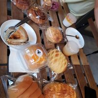 Assorted goodies at HiPizza in Taipei