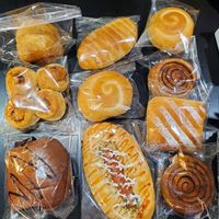 Assorted breads, buns, rolls at HiPizza in Taipei