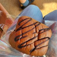 Chocolate cake in chocolate bun at HiPizza in Taipei