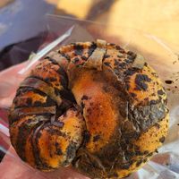 Black sesame bun, a bit sweet at HiPizza in Taipei