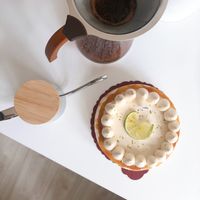 Lemon and caramel cake  at HiPizza in Taipei