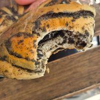 Black sesame bun at HiPizza in Taipei