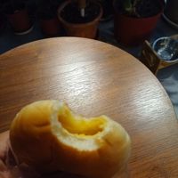 Inside of the cream bread at HiPizza in Taipei