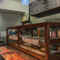 Vegan pizza and some cake options (more at the back, not a good pic) at HiPizza in Taipei