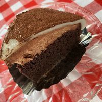 Chocolate mochi cake at HiPizza in Taipei