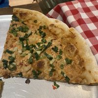 Scallion pizzaa  at HiPizza in Taipei