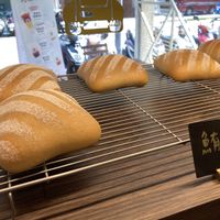 Tuna rolls on a rack at HiPizza in Taipei