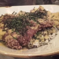 Marinated seitan at La Huerta de Almeria - Huertas in Madrid