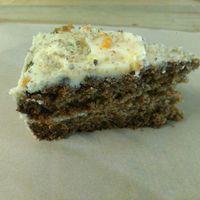 Vegan Carrot Cake at La Huerta de Almeria - Huertas in Madrid