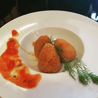Vegan arancini balls at Marcellos of Douglas in Cork