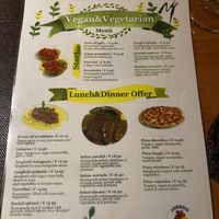 Vegan and vegetarian menu at Marcellos of Douglas in Cork