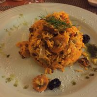 Vegan biryani at Cardamomo in Leiria