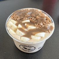 salted caramel smoothie bowl  at Choice Superfood Bar & Juicery - Del Sur in San Diego