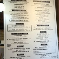 Menu at Fox & Son Fancy Corndogs in Philadelphia