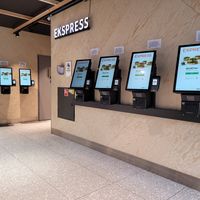 Self service kiosks at MAX in Oslo