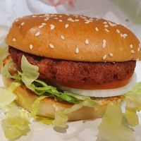 Plant-based beef burger at MAX in Oslo